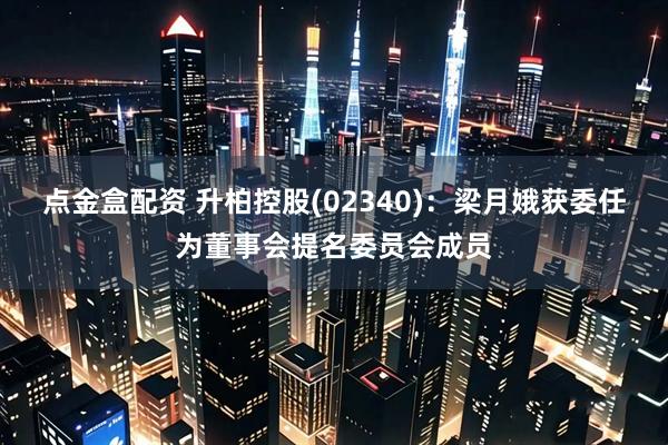 点金盒配资 升柏控股(02340)：梁月娥获委任为董事会提名委员会成员